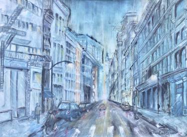 Print of Impressionism Cities Paintings by Carol Allen