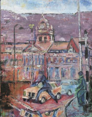 Print of Abstract Expressionism Cities Paintings by Carol Allen