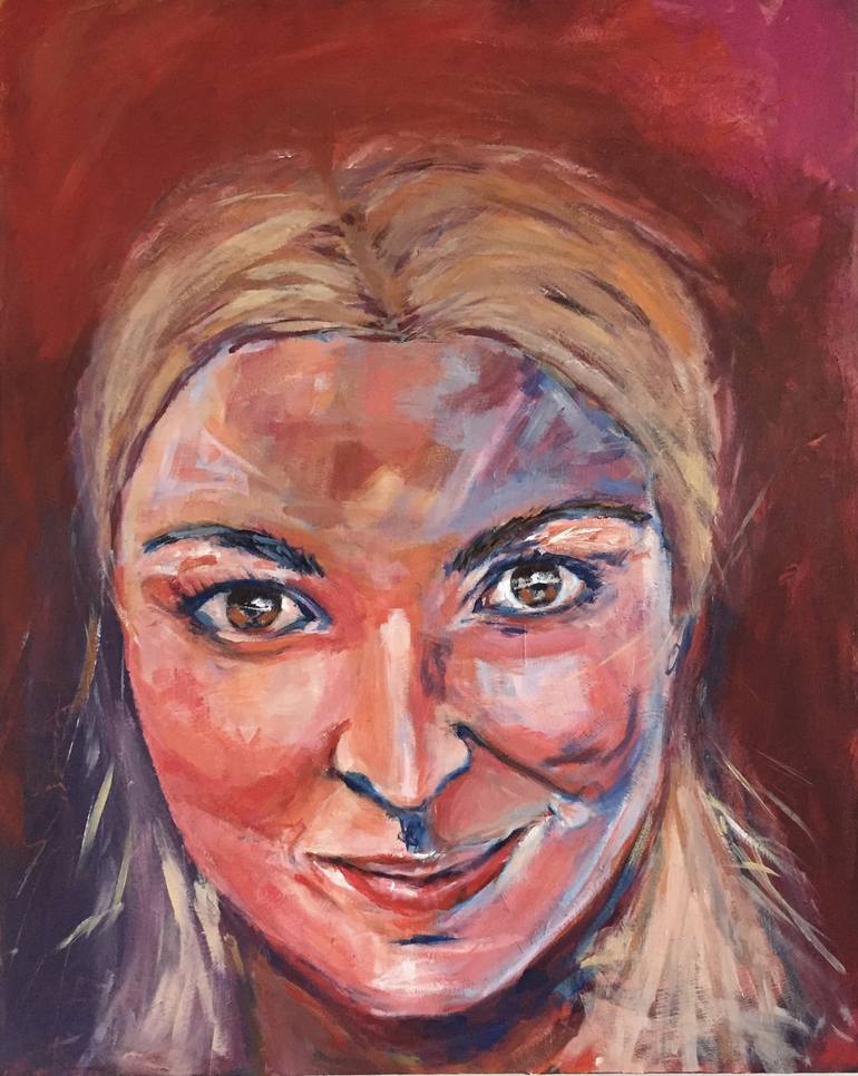 Original facial painting by Noni