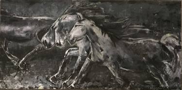 Print of Abstract Horse Paintings by Carol Allen