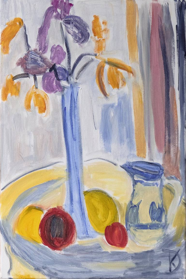 Print of Abstract Expressionism Still Life Paintings by Katia Demyanova