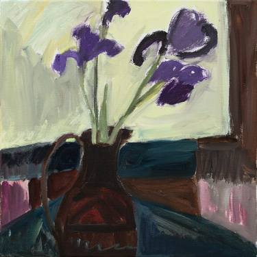 Original Expressionism Floral Paintings by Katia Demyanova