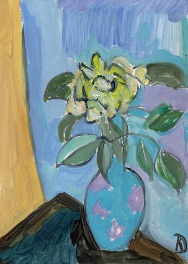 Original Expressionism Floral Paintings by Katia Demyanova