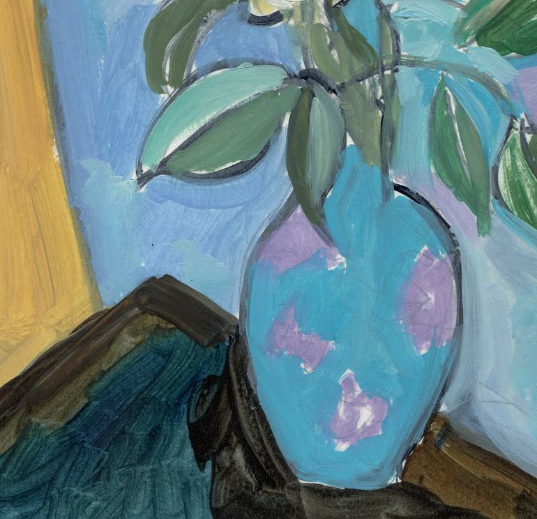 Original Expressionism Floral Painting by Katia Demyanova