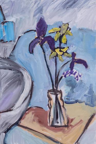 Irises and Daffodils thumb