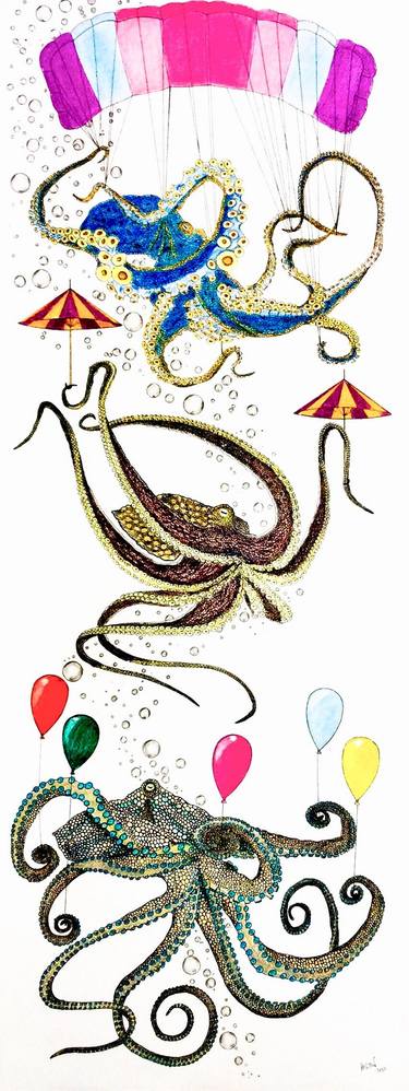 Free Falling Octopuses thumb