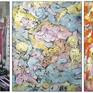 Collection "Humanity. Civilization. Society." Triptych. Large-scale figurative compositions