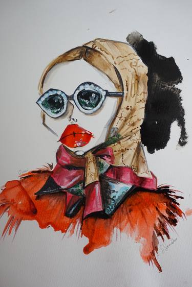 Print of Fashion Drawings by sofia sotiriadou