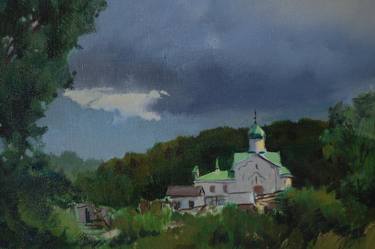 Saatchi Art Artist Maria Trautwein; Paintings, “Church in Veliky Novgorod” #art