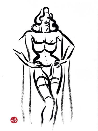 Print of Body Drawings by LUDALET Liudmila Letnikova