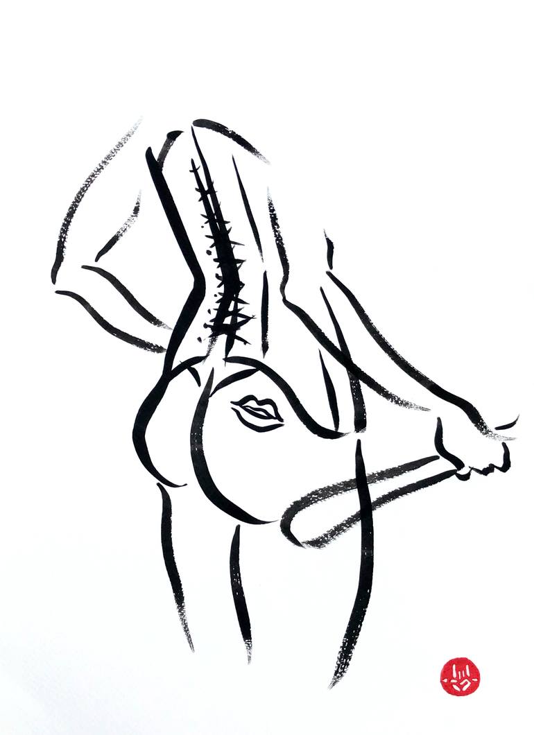 Bottom Spanked Girls Art Drawing - Butt Spanking Switching Drawings Art | BDSM Fetish