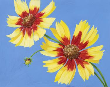 Original Contemporary Floral Painting by Liliana Folta