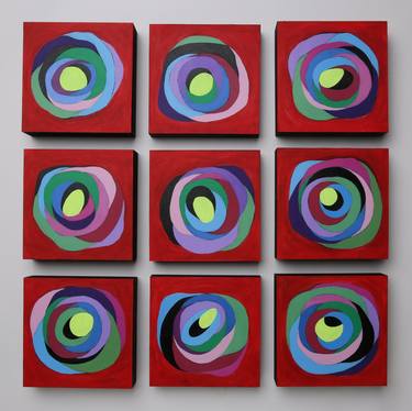 Original Abstract Paintings by Liliana Folta