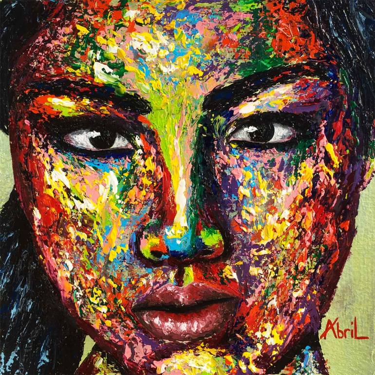 Yukari Painting by Abril Espinoza Arte | Saatchi Art