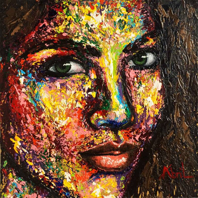 Ananda Painting by Abril Espinoza Arte | Saatchi Art