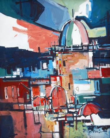 Original Expressionism Places Paintings by Micheal Jones