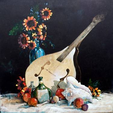 Print of Impressionism Music Paintings by Micheal Jones