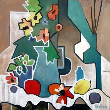 Original Cubism Music Paintings by Micheal Jones