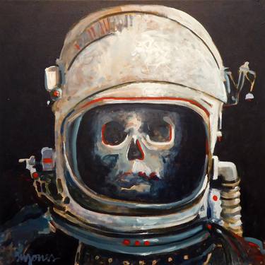 Original Impressionism Outer Space Paintings by Micheal Jones