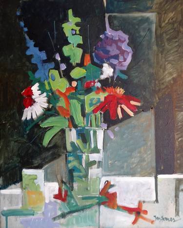 Original Still Life Paintings by Micheal Jones