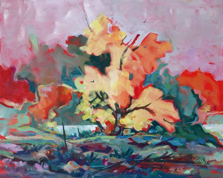 Print of Cubism Landscape Paintings by Micheal Jones