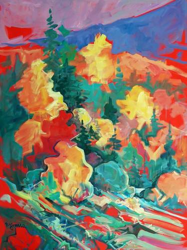 Original Impressionism Landscape Paintings by Micheal Jones