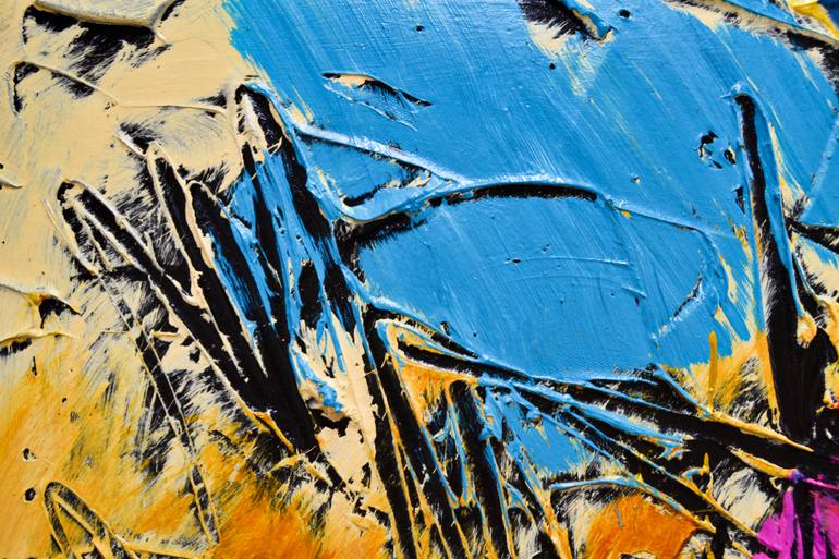 Original Abstract Animal Painting by Paul Van Rensburg