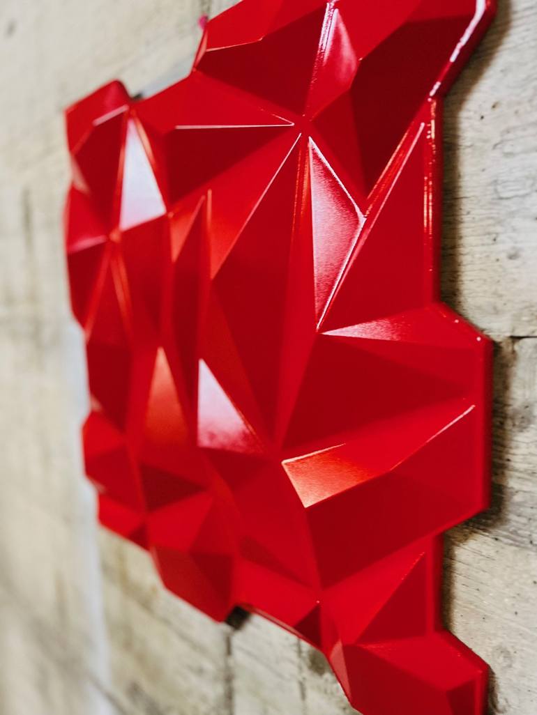 Original Geometric Abstract Sculpture by Simone DeRosa