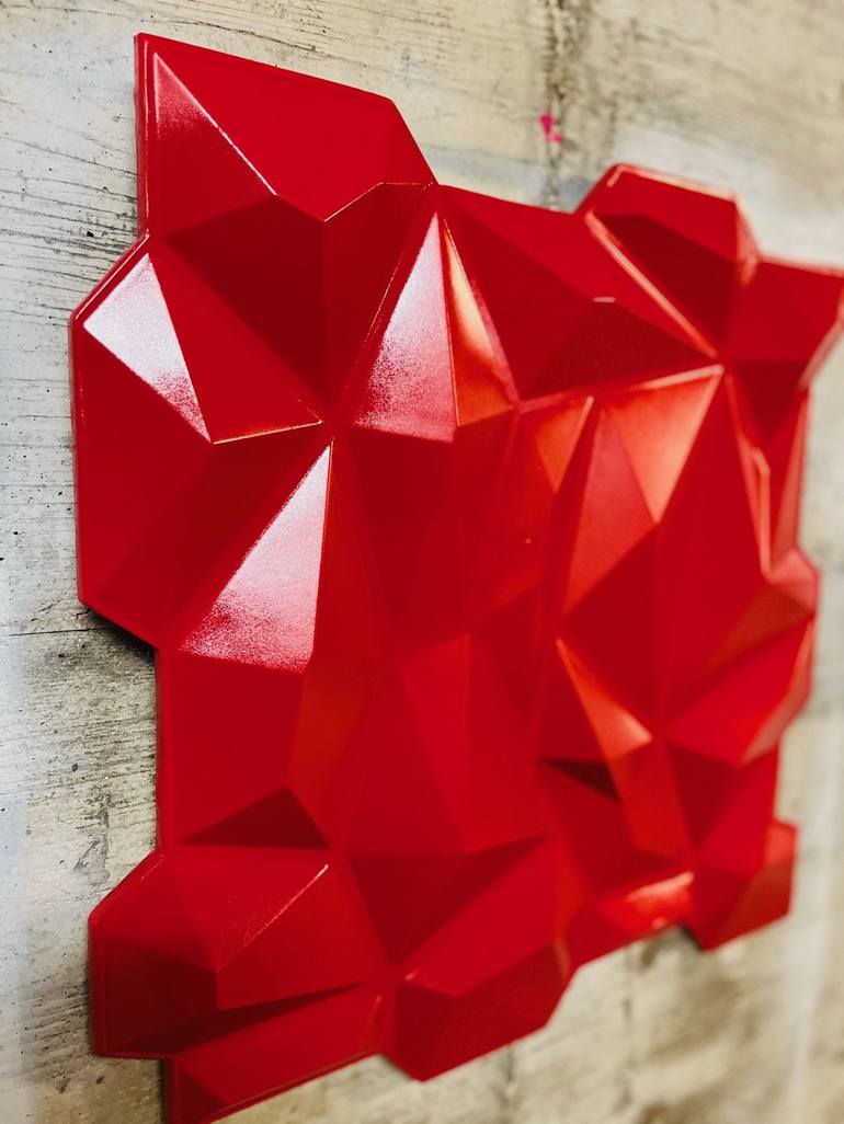 Original Geometric Abstract Sculpture by Simone DeRosa