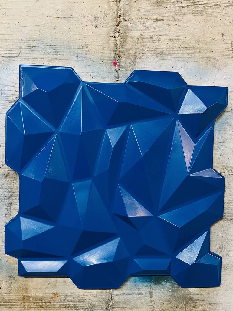 Original Geometric Abstract Sculpture by Simone DeRosa