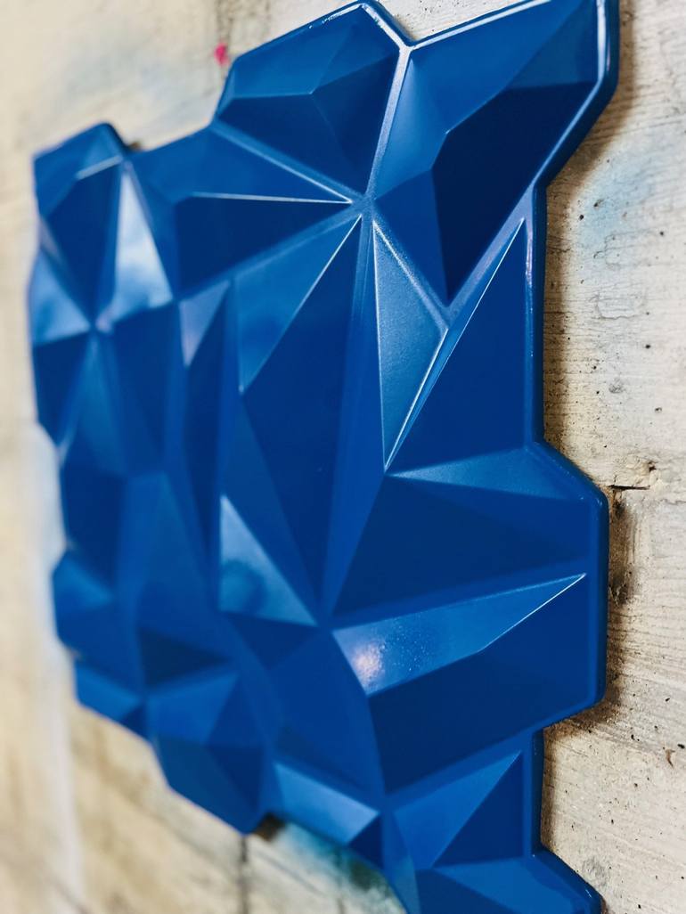 Original Geometric Abstract Sculpture by Simone DeRosa