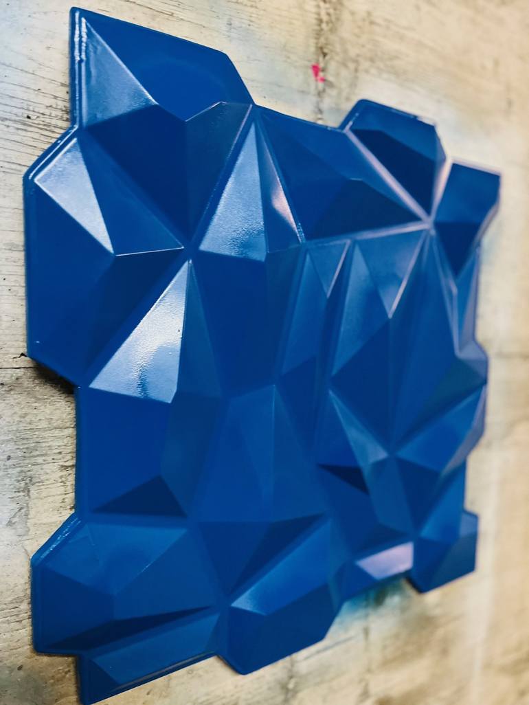 Original Geometric Abstract Sculpture by Simone DeRosa