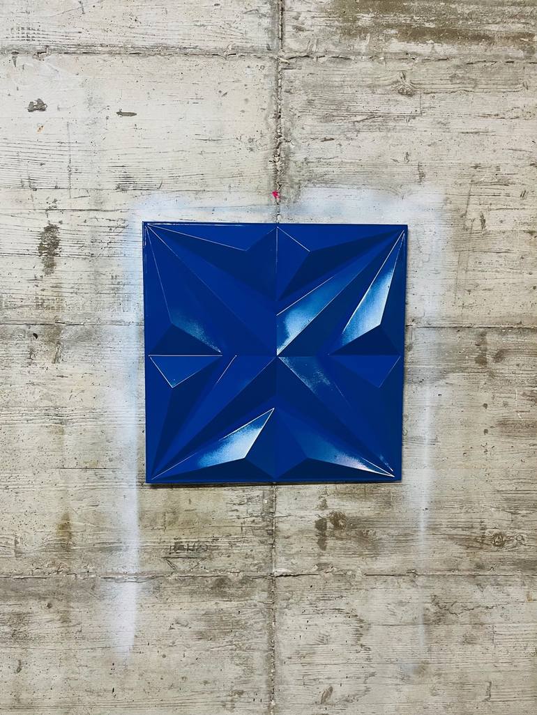 Original Geometric Abstract Sculpture by Simone DeRosa