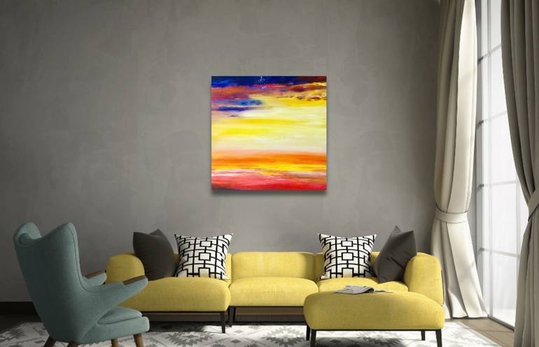 Original Modern Abstract Painting by Sally Oasis 