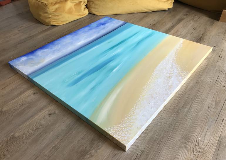 Original Seascape Painting by Sally Oasis 