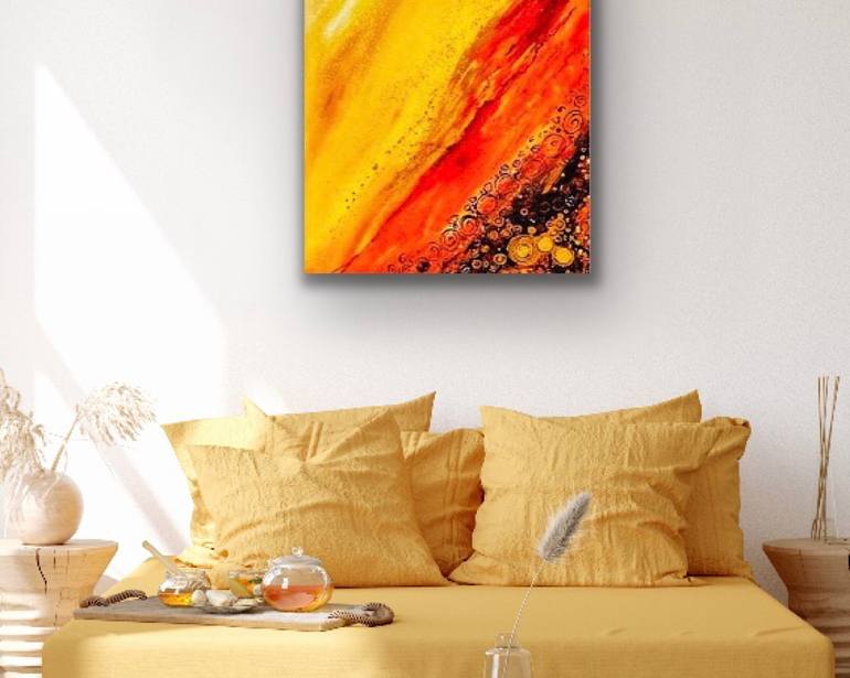 Original Modern Abstract Painting by Sally Oasis 