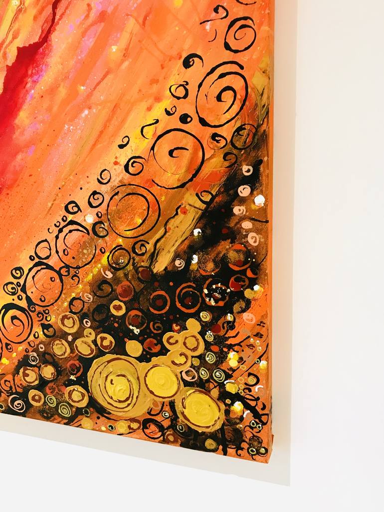 Original Modern Abstract Painting by Sally Oasis 