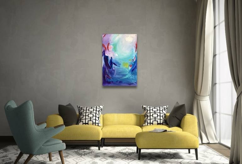 Original Abstract Expressionism Abstract Painting by Sally Oasis 