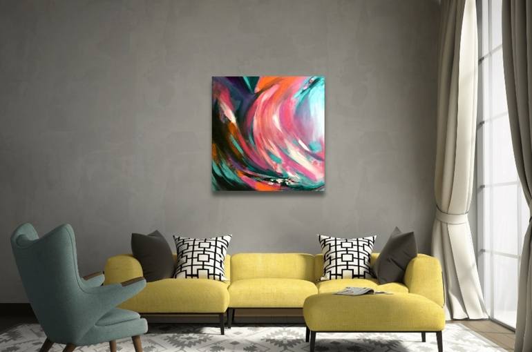 Original Abstract Expressionism Abstract Painting by Sally Oasis 