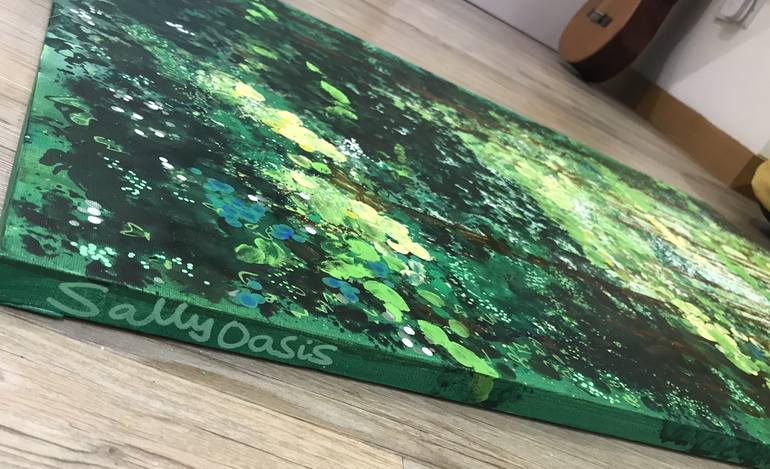 Original Abstract Painting by Sally Oasis 