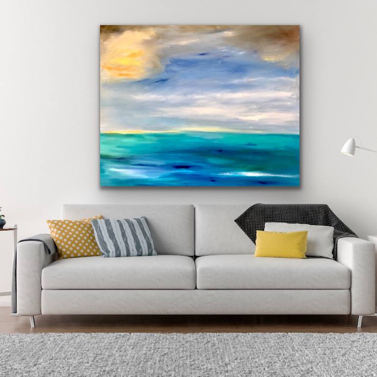 Original Seascape Painting by Sally Oasis 