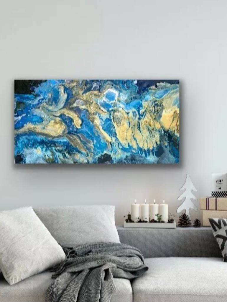 Original Abstract Painting by Sally Oasis 