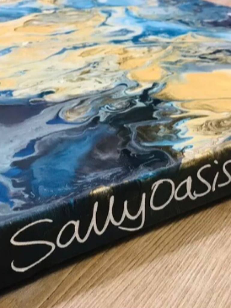 Original Abstract Painting by Sally Oasis 