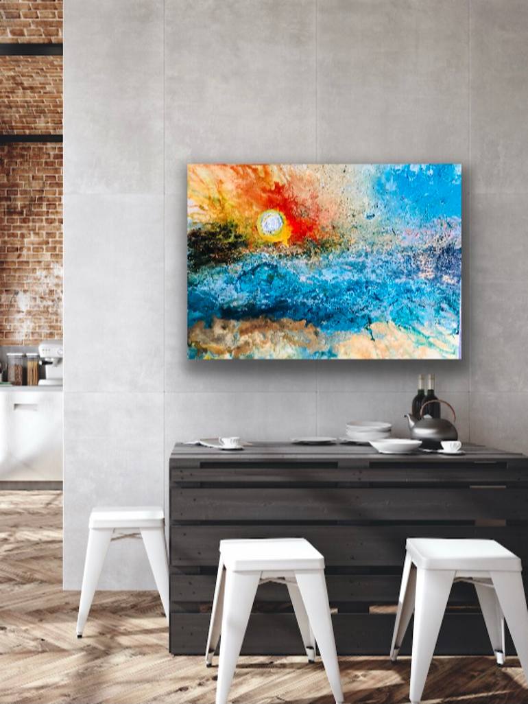 Original Abstract Painting by Sally Oasis 