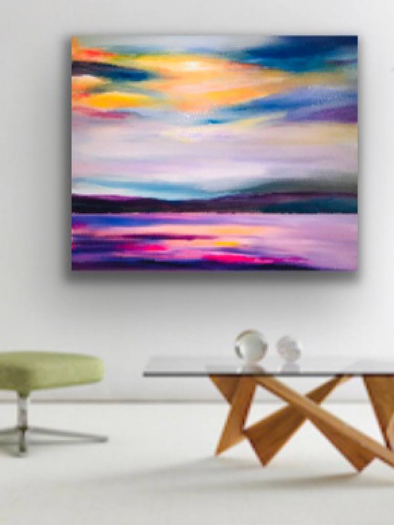 Original Abstract Painting by Sally Oasis 