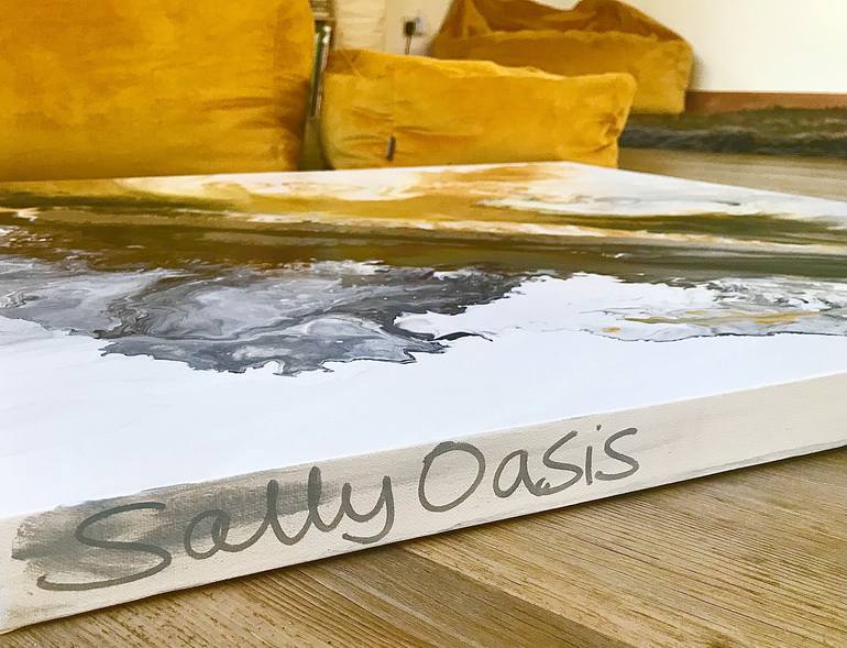 Original Abstract Painting by Sally Oasis 