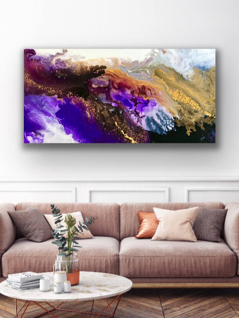 Original Fine Art Abstract Painting by Sally Oasis 