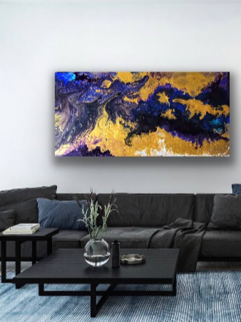 Original Abstract Painting by Sally Oasis 