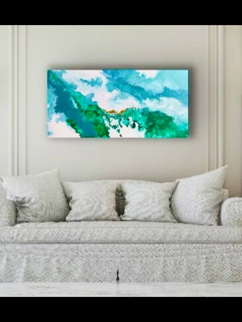 Original modern art Abstract Painting by Sally Oasis 