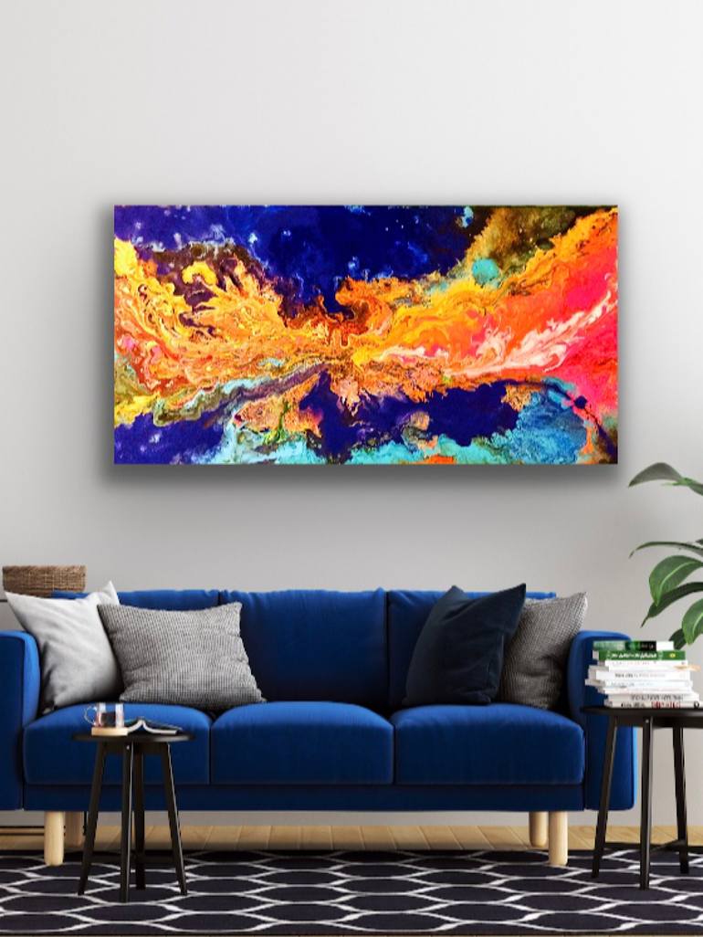 Original Abstract Painting by Sally Oasis 